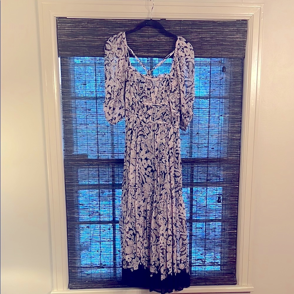 Anthropologie Floral Print Dress